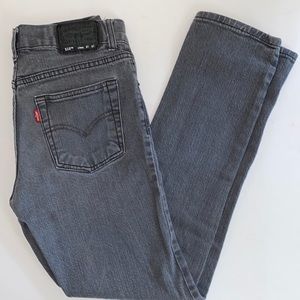 Levi's 510  faded black denim  jeans. Size 14 Regular 27x27